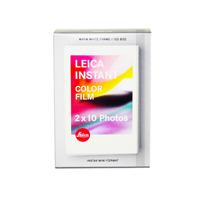 

Leica SOFORT camera color photo paper double box / 20 sheets 19553 color photo paper double box 20