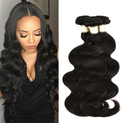 

MORICHY Peruvian Body Wave 3 Bundles 7A Virgin Hair Body Wave Human Hair Weave Bundles Unprocessed Virgin Human Hair Extensions