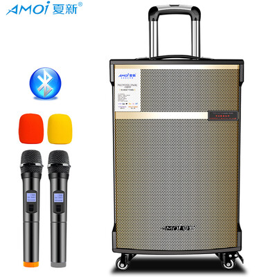 

Amoi AMOi SA-531 10 inch lever speaker square dance audio outdoor portable card amplifier with dual microphone