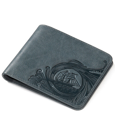 

Tingzun teemzone original mens wallet mens long thin section first layer leather wallet multi-card business hand tide bag adventure series - vertical