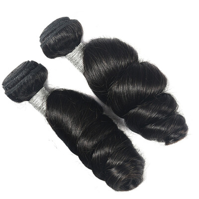 

Queen Hair Products Brazilian Loose Wave 2 Bundles 12 Inch Brazilian Virgin Hair Weave Unprocessed Top Human Hair