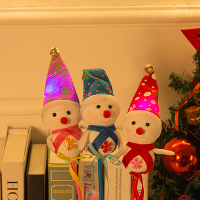

Eva Love Christmas gifts snowman light stick children 's toys glow stick colorful doll stick