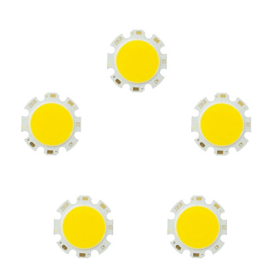 

5PCS 3W-12W Pure White Round COB Super Bright LED SMD Chip Light source Board