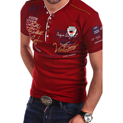 

Mens Fashion Personality Cultivating Short-sleeved Shirt