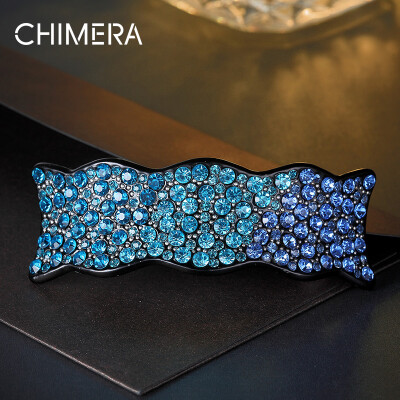 

Chimera (CHIMERA) hair accessories, sweet dreams full drill ponytail large hair clip spring clip blue