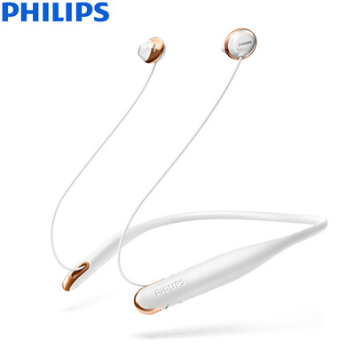 

Philips (PHILIPS) Портативный Bluetooth гарнитур шейный обод вызывает вибрацию SHB4205 (розовое золото)