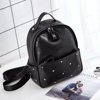 

Montblanc MANTOBRUCE ladies shoulder bag suede leather backpack wild handbags casual ladies Korean version of the backpack Europe&the United States MW6173001 black