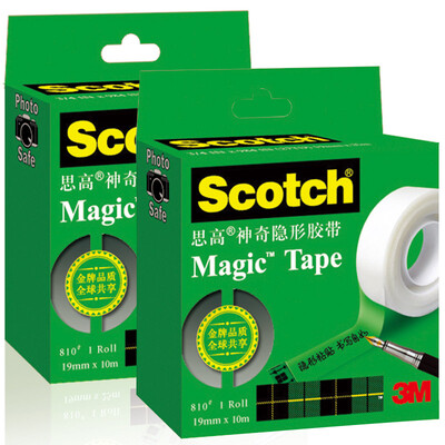 

3M Scotch Scrub transparent magic invisible tape 810-HC33 127mm × 33m 2 package
