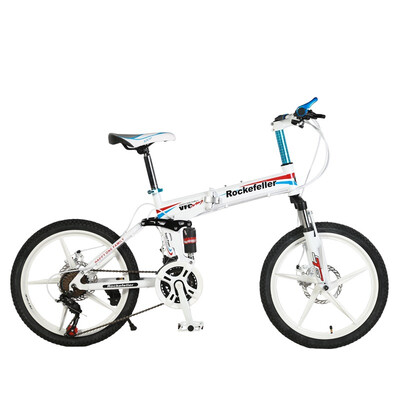 

Rockefeller R200 / 20 дюймов / Shimano 20 скорость / полная ударная свая горный велосипед / магниевый сплав круглый / белый