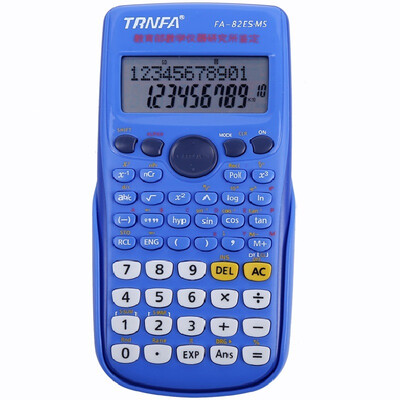 

TRNFA FA-82ES-MS Научные функции Калькулятор Junior High School High School Student Calculator Blue
