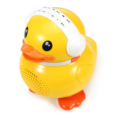 

AEONKON Early Learning Machine Learning Machine Story Machine Children Toy Rechargeable Download 4G Mini Duck Q6 Yellow