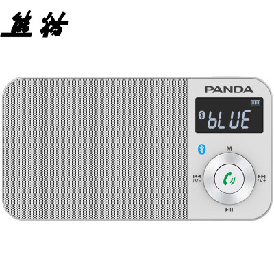 

Panda PANDA 6210 Bluetooth карточки заряда портативные мини колонки, FM-радио карман пожилых людей (белый)