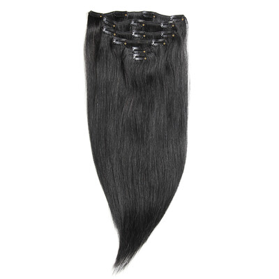 

Chorliss Clip In Hair Extensions 6Pcs/Pack Human Straight Hairpiece Brazilian Remy Hair 14” 16" 18" 20"