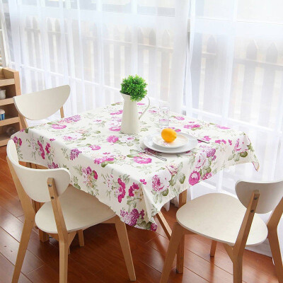 

Haobanlv Tablecloth Spring Flower Printed Pattern Table Cloth