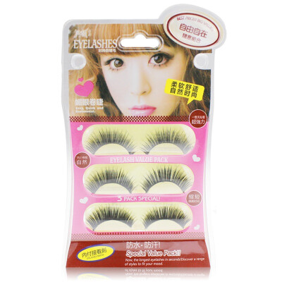 

Fenling False Eyelashes 3 pairs with free glue