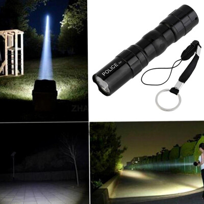 

Mini 3W Waterproof Super Bright LED Flashlight Focus Torch Lamp With Hand Strap