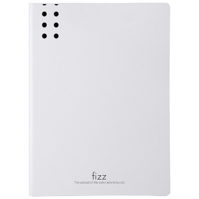 

Fizz thickened A4 single strong folder board including insert color folder office supplies white A2385