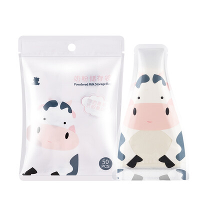

Little white bear baby milk storage bag double seal baby out portable 50 Pack 09699