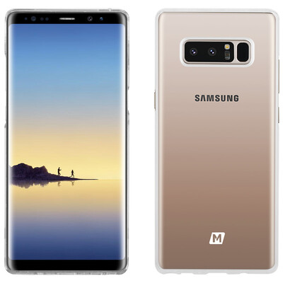 

Mo Миши (MOMAX) NOTE8 Samsung телефон оболочки note8 защитный рукав прозрачный износостойкого защитного кожуха прозрачный белый жесткий DROP