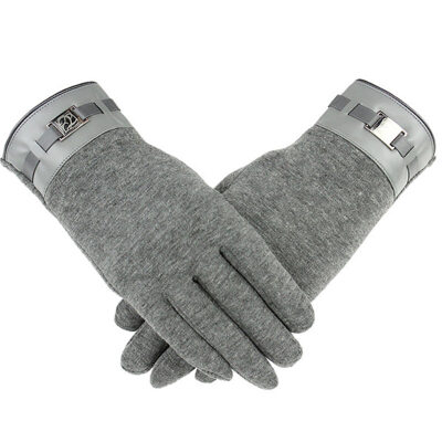 

GLO-STORY gloves men plus velvet warm outdoor riding non-slip touch screen gloves MST744017 gray