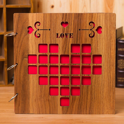 

[Jingdong Supermarket] Sheng Silk Shangpin DIY Album Big Ben couple baby album homemade hand-paste type souvenir creative gift wooden 16-inch love wall