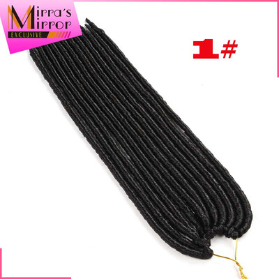 

Wholesale 9packsLot crochet twist hair synthetic faux locs crochet hair Kanekalon Soft dread Fauxlocs 14 18" for black women