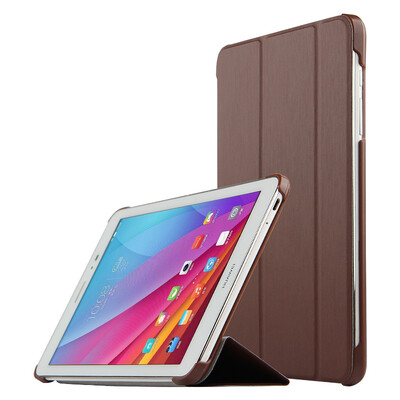 

KOOLIFE glory flat Edition enjoyment version of the protective sleeve voltage paragraph leather three-fold leather case / bracket huanghuali glory enjoy the Edition flat protective shell 8 inches - brown