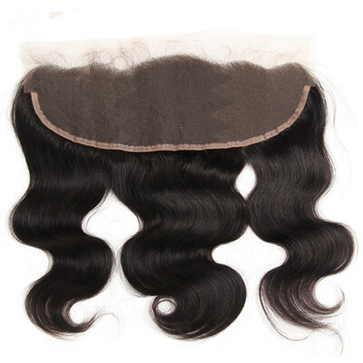 

Full Lace Frontal Closure Indian Body Wave 100 Human Hair 13x4 Frontal Virgin Hair 10-24 inch