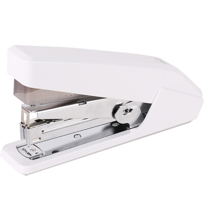 

Deli) 0466 small labor-saving stapler / stapler single finger easily staple with 12 # nail can hold 50 staples blue