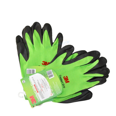 

3M protective gloves comfortable non-slip wear-resistant gloves high permeability anti-oil orangegreengreyyellowblue  L XL