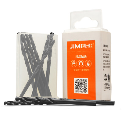 

Jimmy home JM-G14304 high speed steel twist drill hand drill drill bit plastic copper aluminum woodworking drill power tool accessories 4mm10 stick