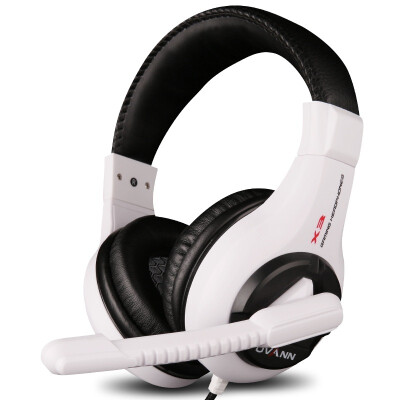 

OVANN X4 headset gaming headset headset computer headset voice headset with microphone black&white