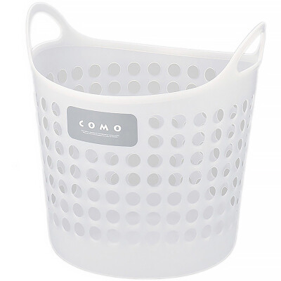 

【Jingdong Supermarket】 INOMATA COMO mini Series Imported Binaural Mini Desktop Stationery Small Objects Storage Basket Storage Basket Milky White