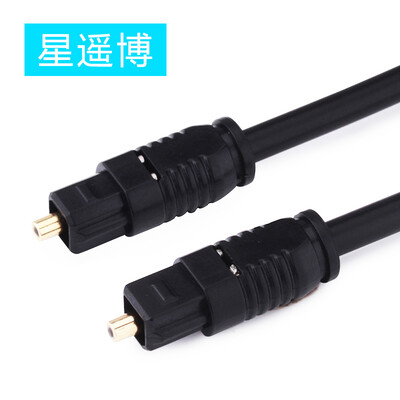 

Chongbo Cinyobo CYB-GX-HS40 Digital Digital Optical Audio Cable Amplifier DVD Player Home Theater Audio Line Square Audio Cable Black 5 Meter