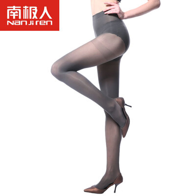 

Antarctic Nanjiren spring&autumn thick stockings pantyhose female anti-hook velvet base slimming leg socks 80D wine red pantyhose all yards