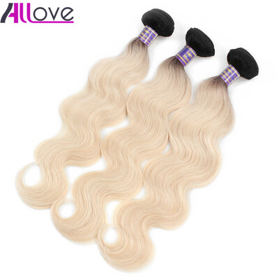 

Peruvian Virgin Hair Ombre Body Wave Human Hair Extension 3Pcs Good 8A Peruvian Ombre Body Wave Virgin Hair Bundles 1B/613