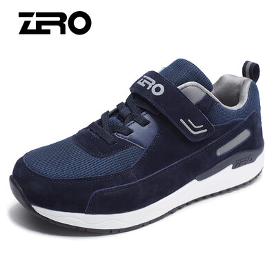 

Zero degree ZERO men&women sports outdoor middle-aged walking slip shock absorption casual old shoes Y73100 mens dark blue 43
