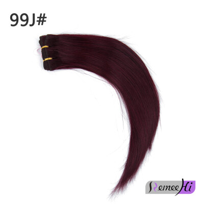 

Remeehi Full Head 16"~24" Thick Invisible Miracle Wire Flip In Remy Human Hair Extensions Any Colors 120g Width 28CM