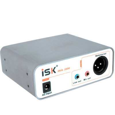 

iSK MIC2000 Professional Microphone Amplifier is well compatible with microphones&instruments