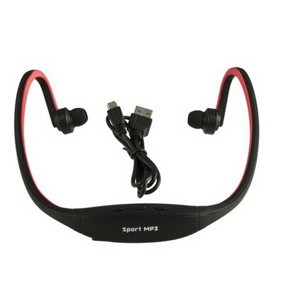 

USB Sport Running MP3 Music Player Wireless Headset Headphone Earphone TFSlot