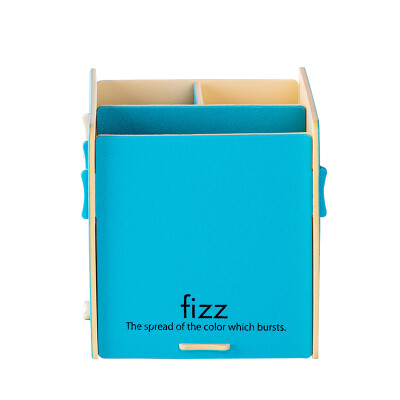 

Fitz 3F DIY combination creative pen holder desktop storage office supplies blue BT5952