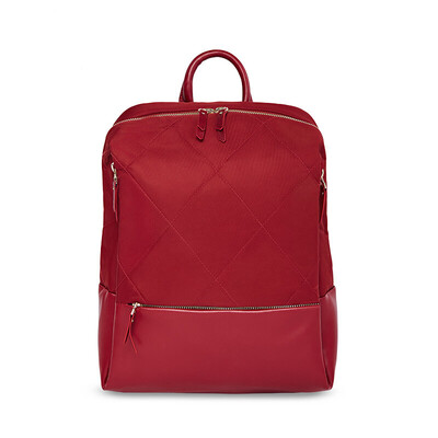 

Mi 90 Fun Urban Rhombic Shoulder Bag Female Laptop Bag 14 Inches Water Repellent Fashion College Student Bag 203202 Red