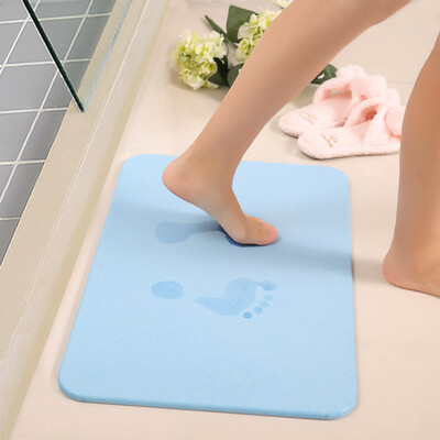 

Suiyat diatom mud diatomaceous earth bathroom absorbent floor mats quick-drying mat door mat 3960cm 1036-001 light blue