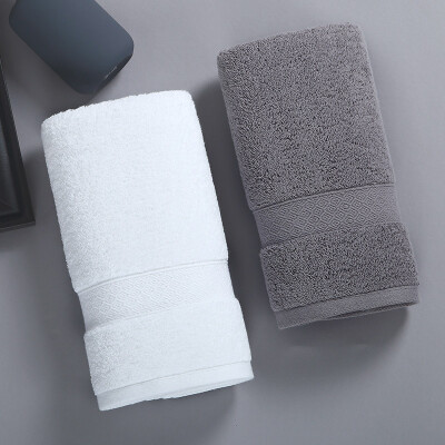 

Kangerxin five-star hotel towel cotton thick thick absorbent soft wash towel 2 installed elegant gray