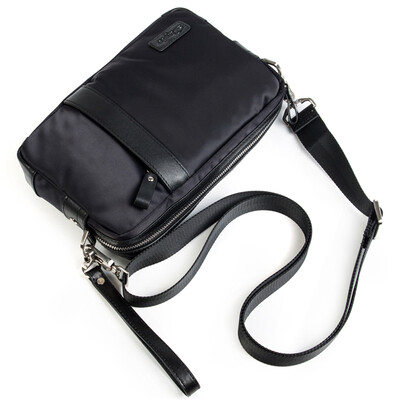 

DANJUE Designer Daily Messenger bag Man Leather With Oxford Brand Zipper Crossbody Bag Large Small Shoulder Bag Leisure