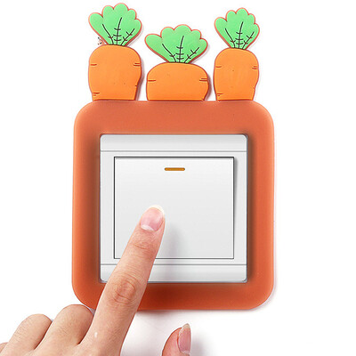 

Yuhuaze Yuhuaze soft luminous luminous switch stickers 5 installed creative cartoon switch cover decorative wall stickers socket protective cover