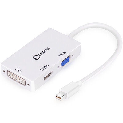 

Fudge Kaibo 046 MacBook mini dp turn hdmivgadvi converter Apple laptop computer projector video adapter adapter cable white