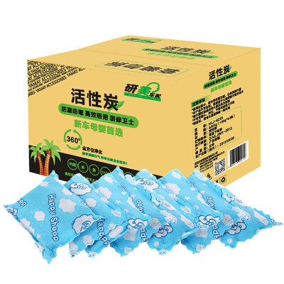 

Research&beauty car with car dual-use deodorant in addition to formaldehyde activated carbon new car new house net taste bamboo charcoal carbon pack 4000 g 100g 40 bags