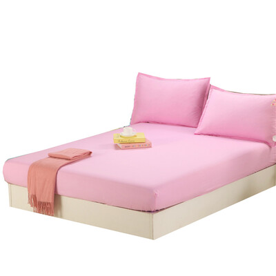 

iDouillet Native American Fitted Sheet Set&Pillowcase Soild Colour Full Twin Queen Size Deep 25cm