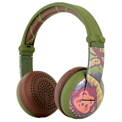 

BuddyPhones Wave Protection Hearing Wireless Bluetooth Headphones Sports Swimming Waterproof Wearing Wheat Learning English Music Universal Children&39s Birthday Gift Pink